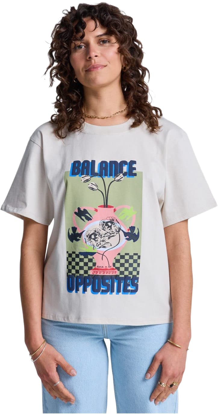 Camiseta RVCA AF TWIN TULIPS EASY TEE