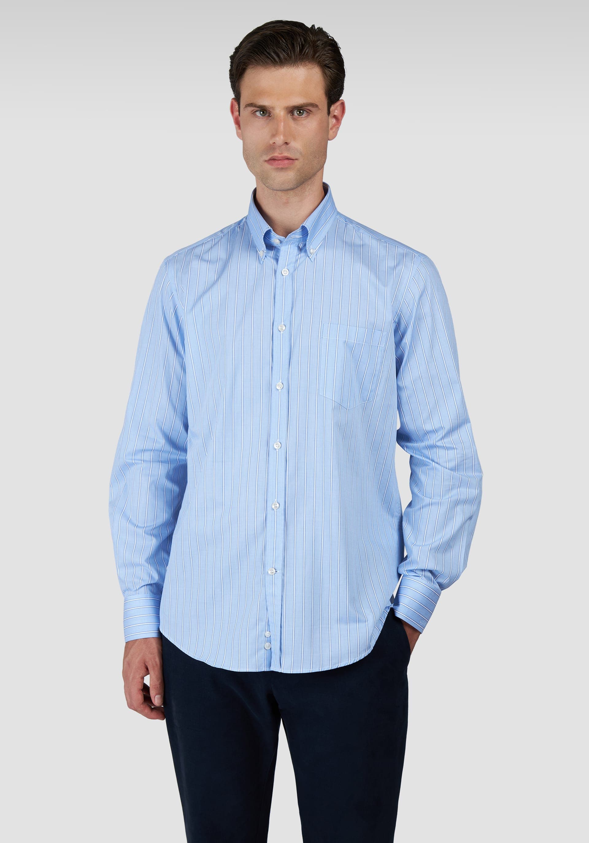 Camisa PAUL & SHARK CAMICIA IN TWILL DI COTONE