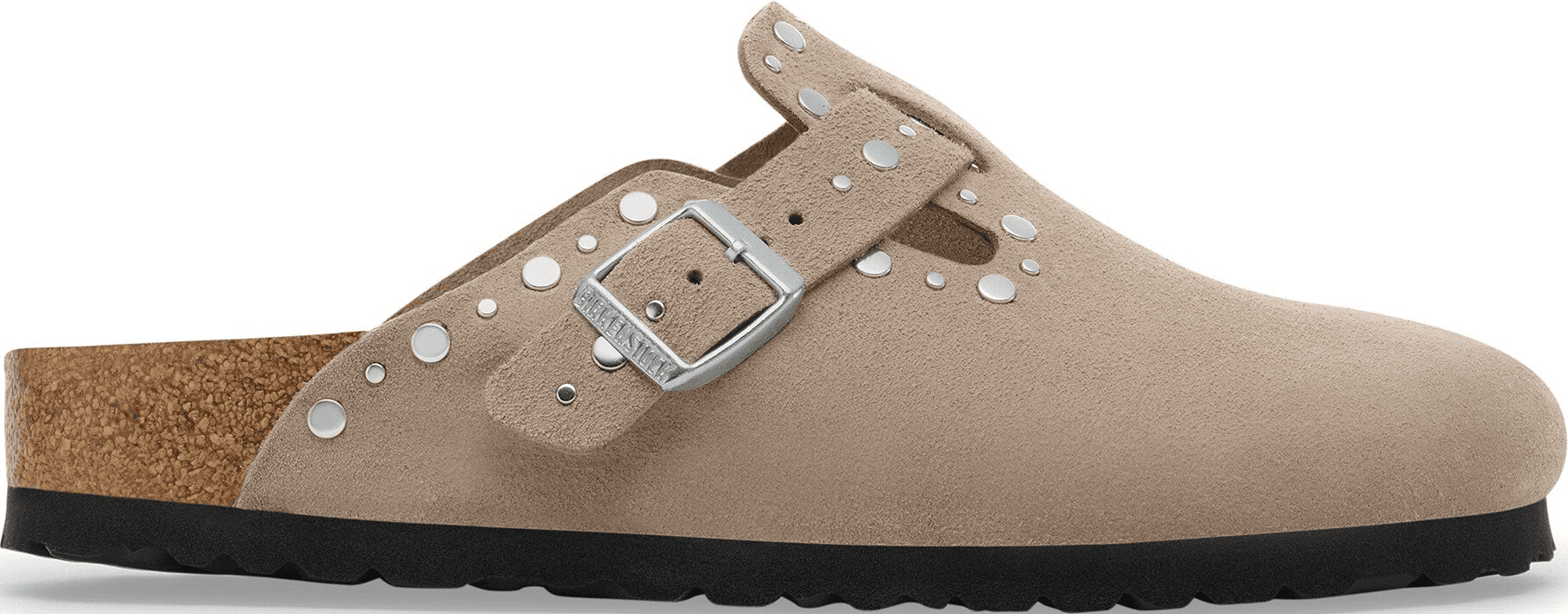 Sandalias BIRKENSTOCK BOSTON RIVET SUEDE LEATHER