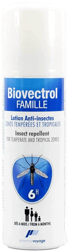 Repelente de Insectos PHARMA VOYAGE BIOVECTROL FAMILLE