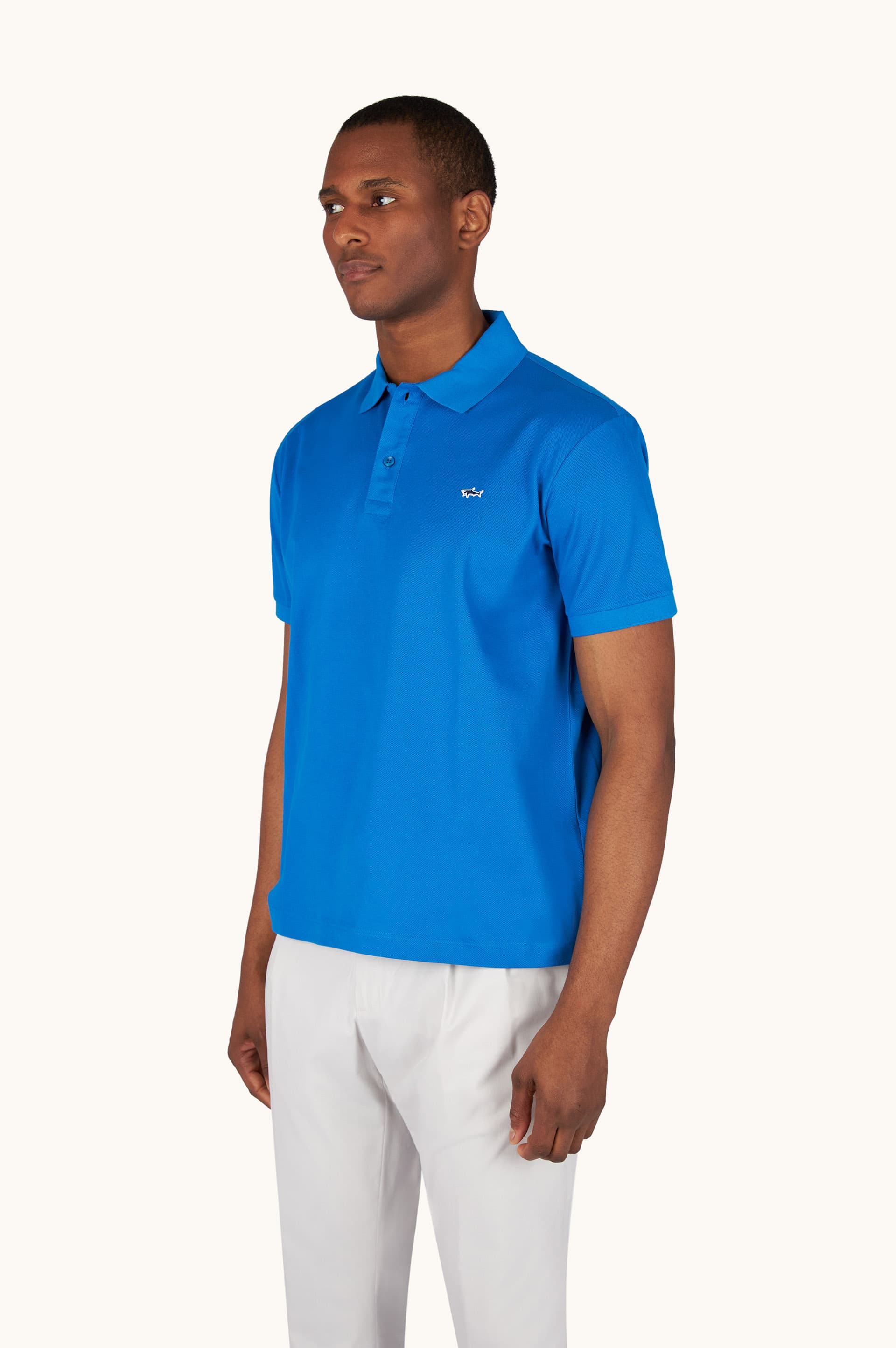 Polo PAUL & SHARK MEN'S KNITTED COTTON POLO SHIRT