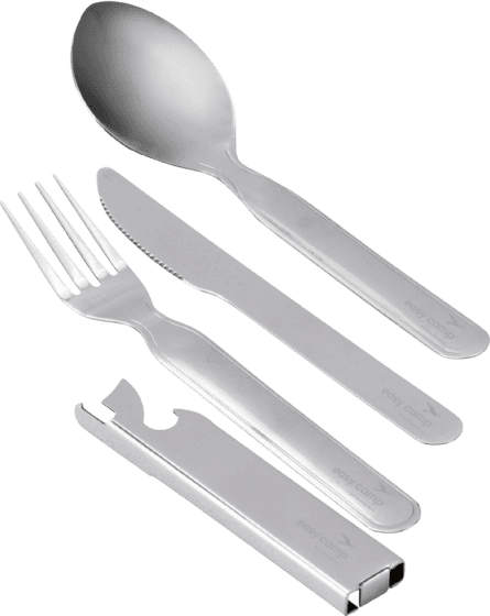 Vajilla EASY CAMP TRAVEL CUTLERY DELUXE