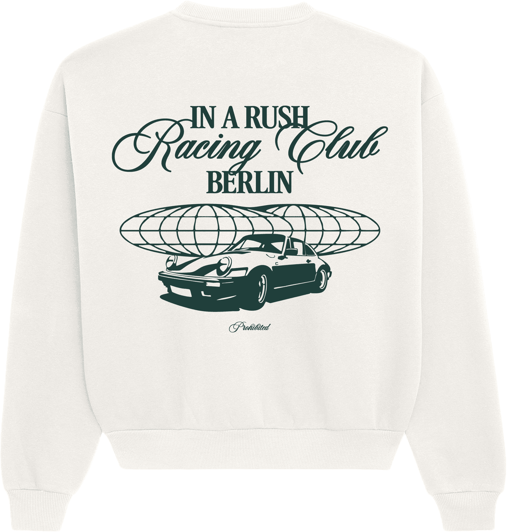 Sudadera PROHIBITED IN A RUSH CREW NECK