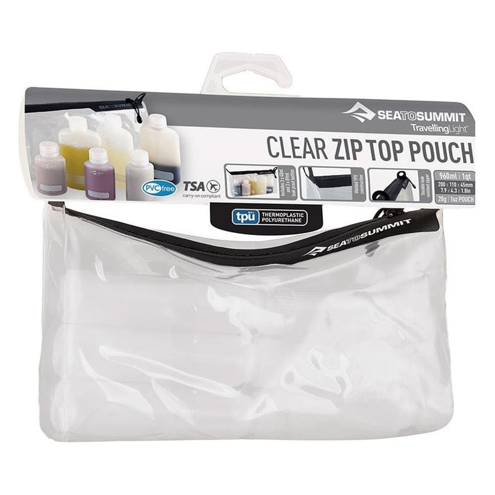 Accesorio y Recambio SEA TO SUMMIT TPU Clear Zip Top Pouch with Leak Proof Bottles-960ML