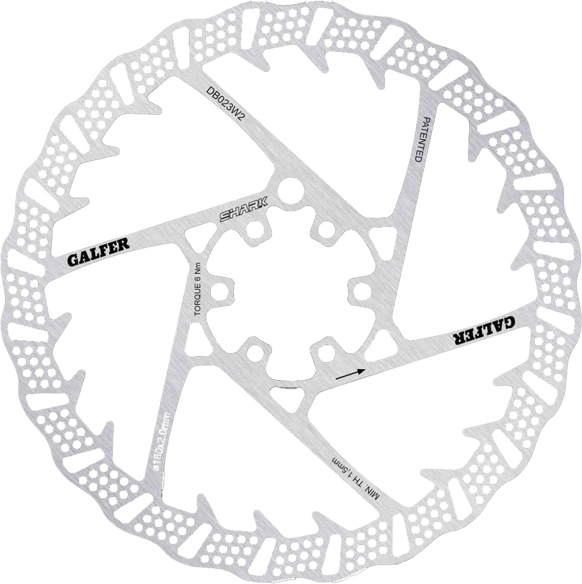 Freno y Mando GALFER BIKE DISC SHARK