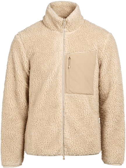 Forro Polar THE MOUNTAIN STUDIO SOFT WOOL PILE JACKET