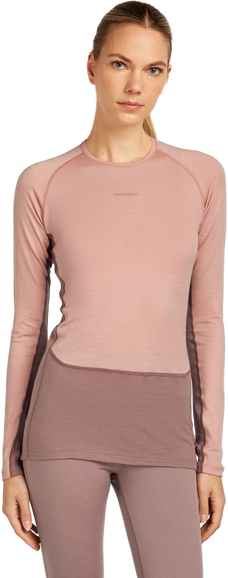 Camiseta ICEBREAKER WOMEN MERINO 200 ZONEKNIT™ LS CREWE