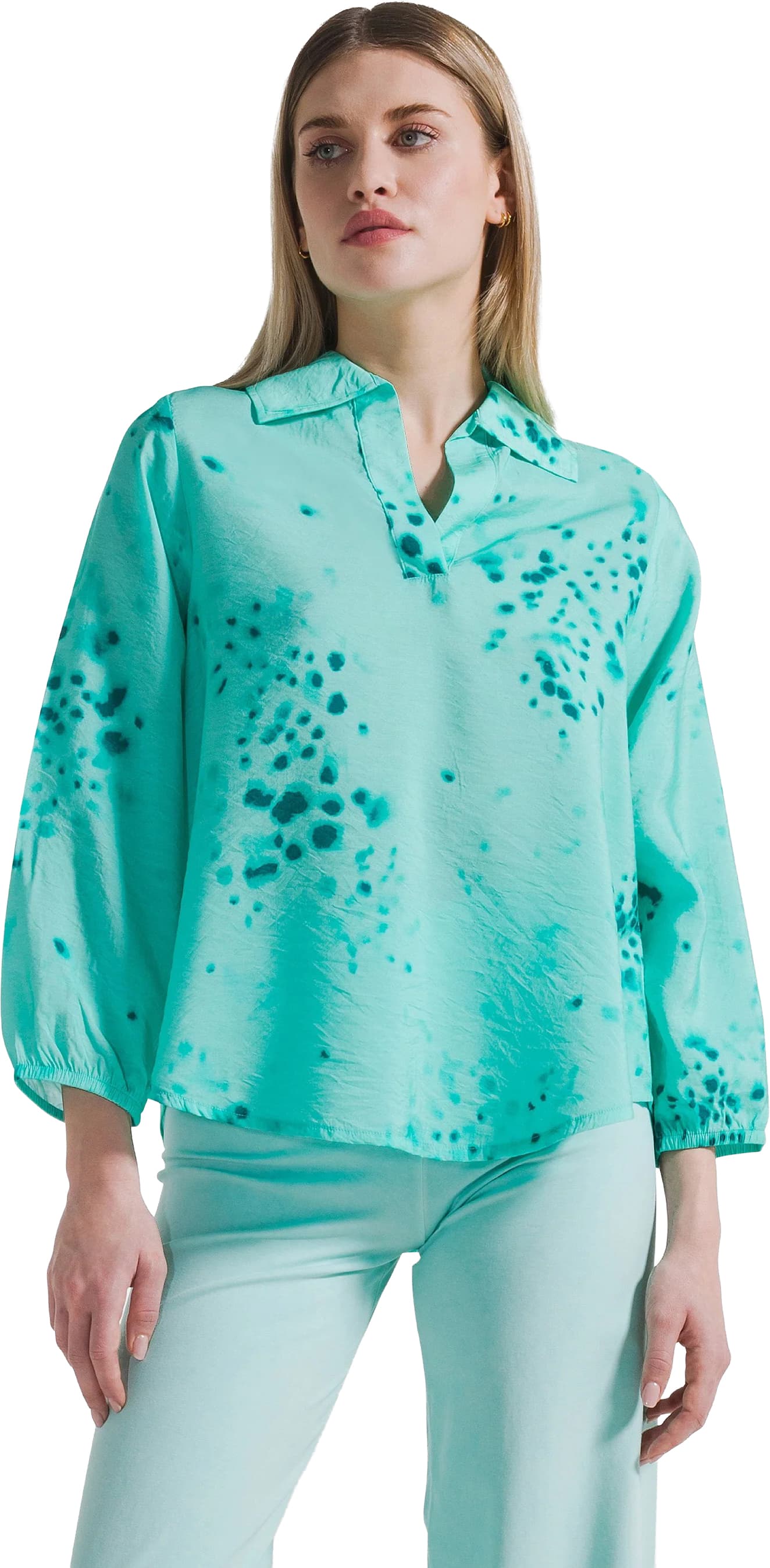 Camisa DEHA ALLOVER CRINKLED VISCOSE SHIRT