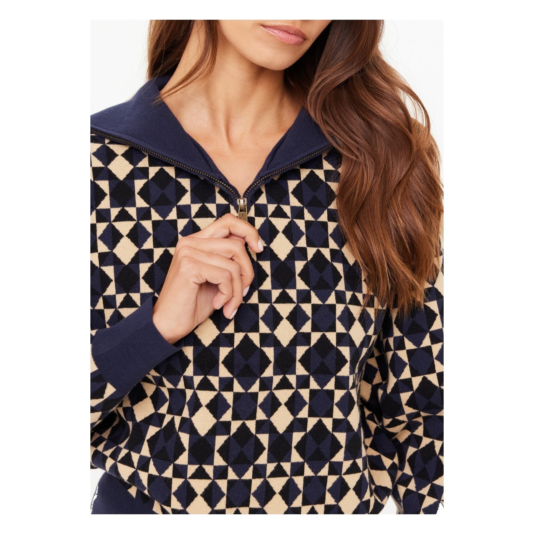 Chaqueta THE UPSIDE COSMO KAIRO HALF ZIP KNIT