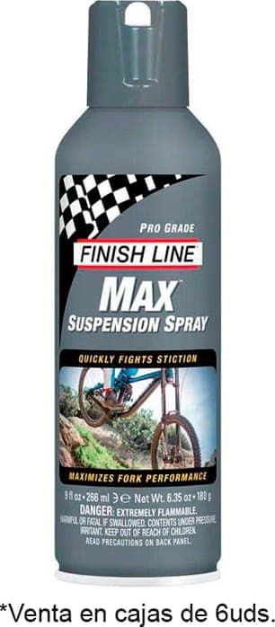 Lubricante y Limpiador FINISH LINE MAX SUSPENSION SPRAY LUBRICANT 9OZ