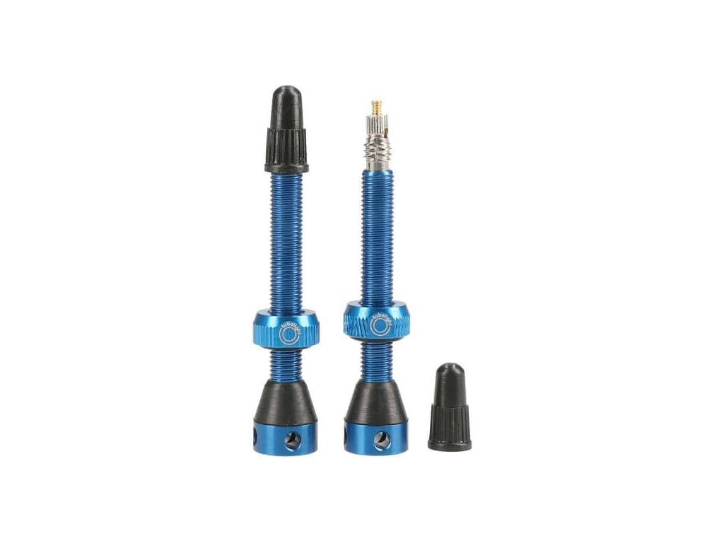Accesorio y Recambio RENTHAL TUBELESS ALUM VALVE. 50MM BLUE SIDE HOLES (PAIR)