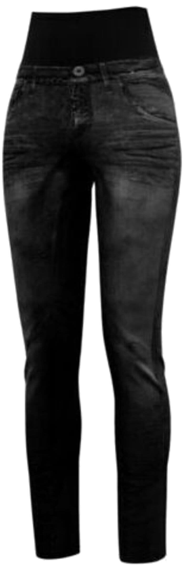 PRINT JEANS BLACK