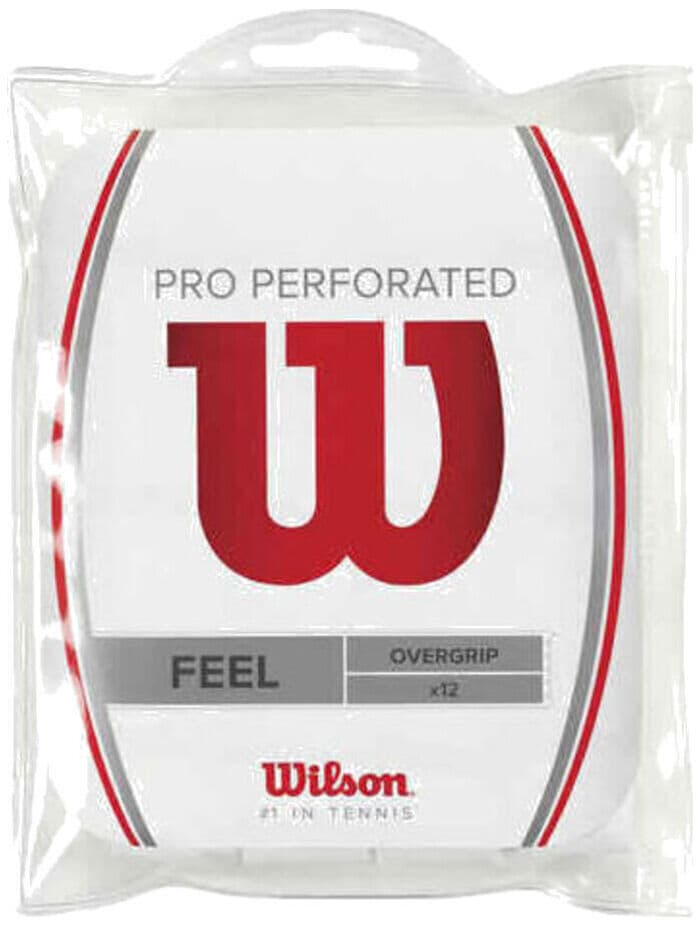 Grip WILSON PRO OVERGRIP PERF 12PK WH