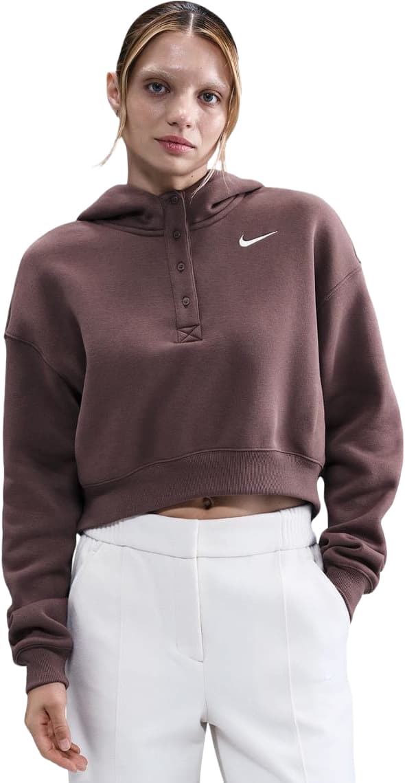 Sudadera NIKE W NSW PHNX FLC OS CRP HNLY HDY