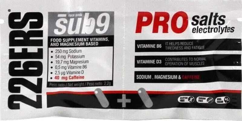 Suplemento 226ERS SUB-9 PRO SALTS ELECTROLYTES DUPLO