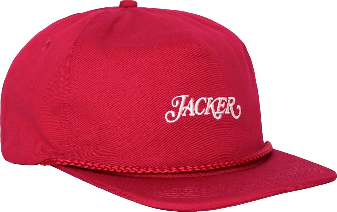 Gorra JACKER CLASSIC SNAPBACK 5 PANEL RED