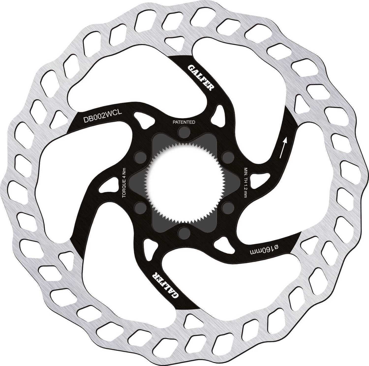 Freno y Mando GALFER MTB DISC WAVE CENTER-LOCK