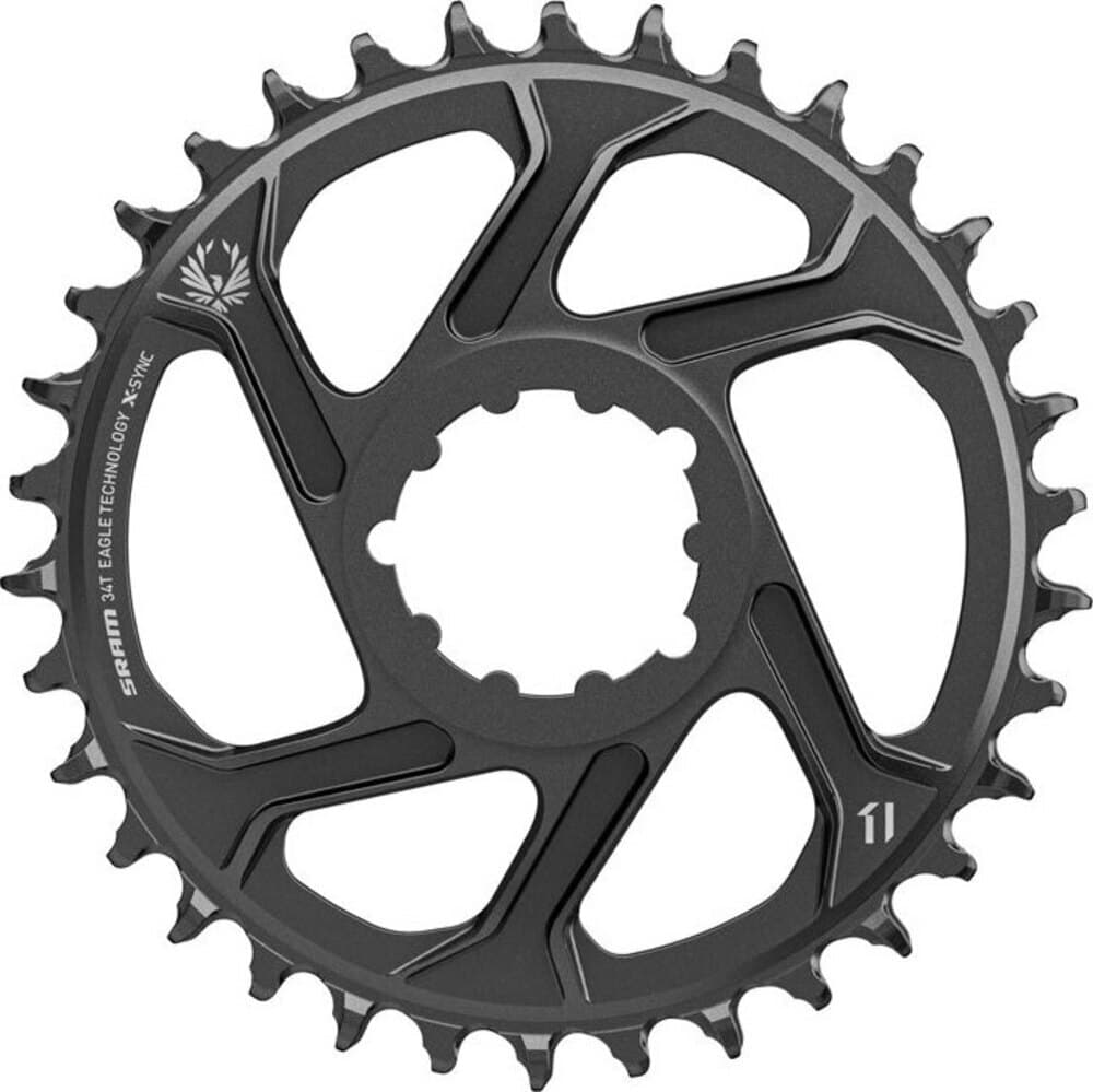 Plato SRAM X-SYNC 12/11V EAGLE 34D DM 3RD BOOST BLAK CHAINRING