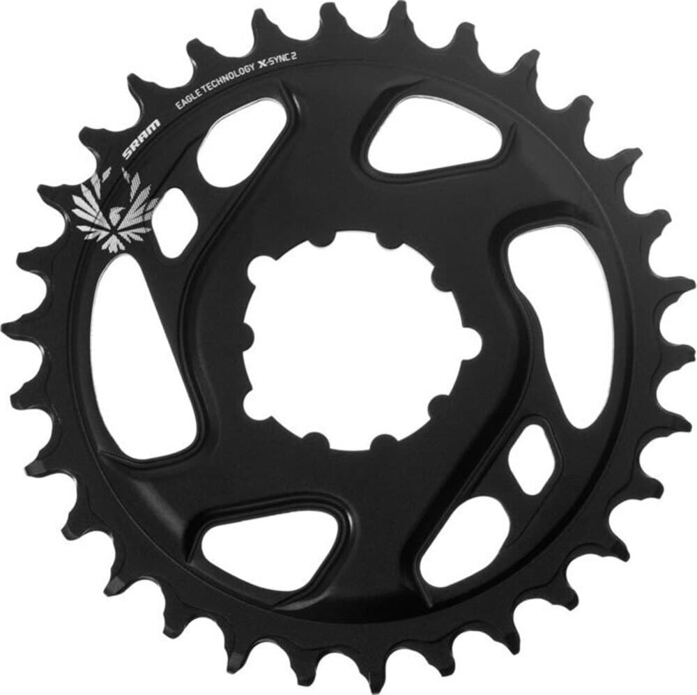 Plato SRAM X-SYNC 12/11V EAGLE (GX) COLD FORGED 34D DM 6MM BLACK CHAINRING