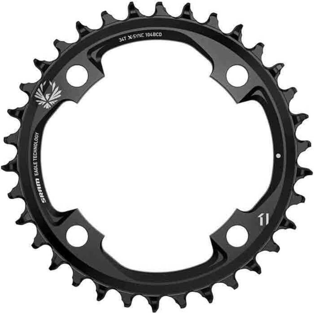 Accesorio y Recambio SRAM X-SYNC 12/11V EAGLE 34D 104BCD BLK CHAINRING